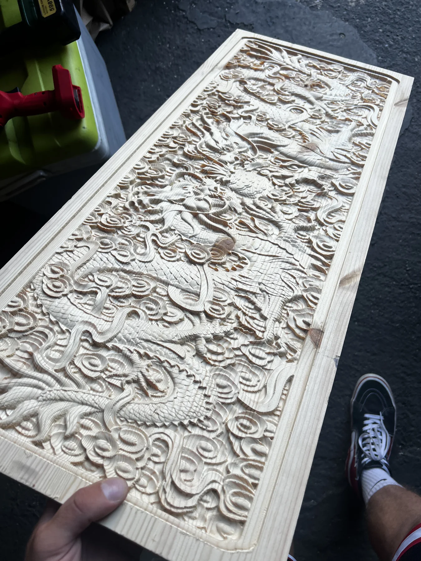 GoodSaw 3D CNC wood carving detail