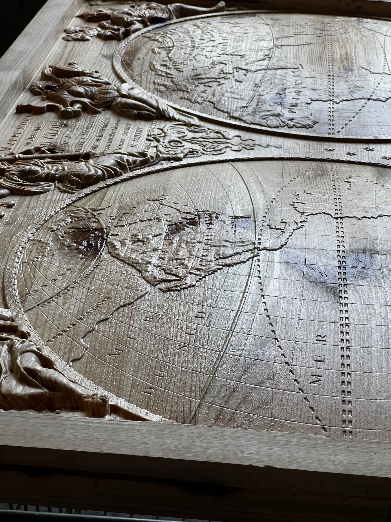GoodSaw 3D CNC wood carving detail