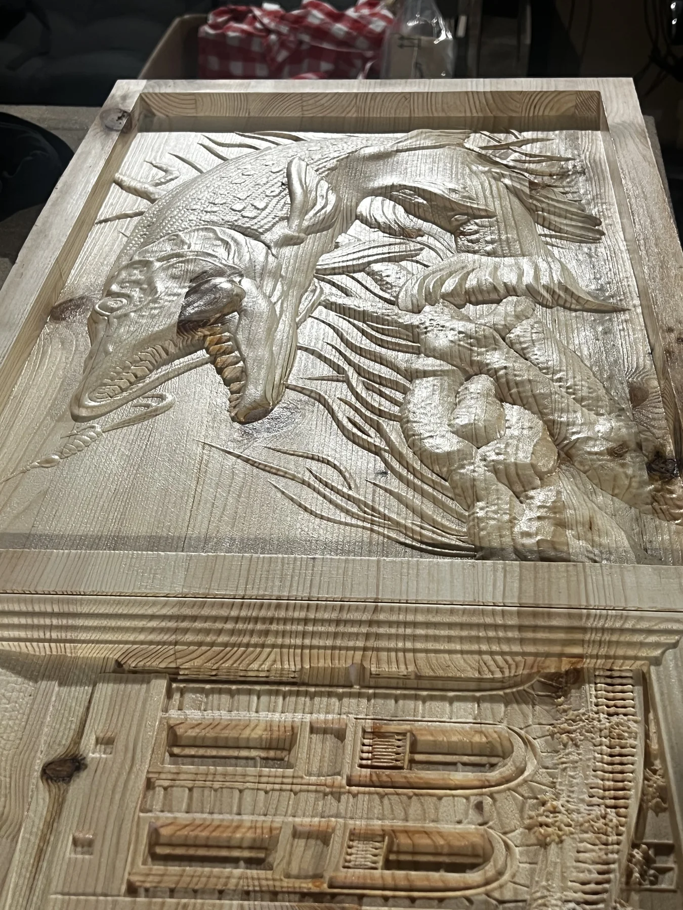 GoodSaw 3D CNC wood carving detail