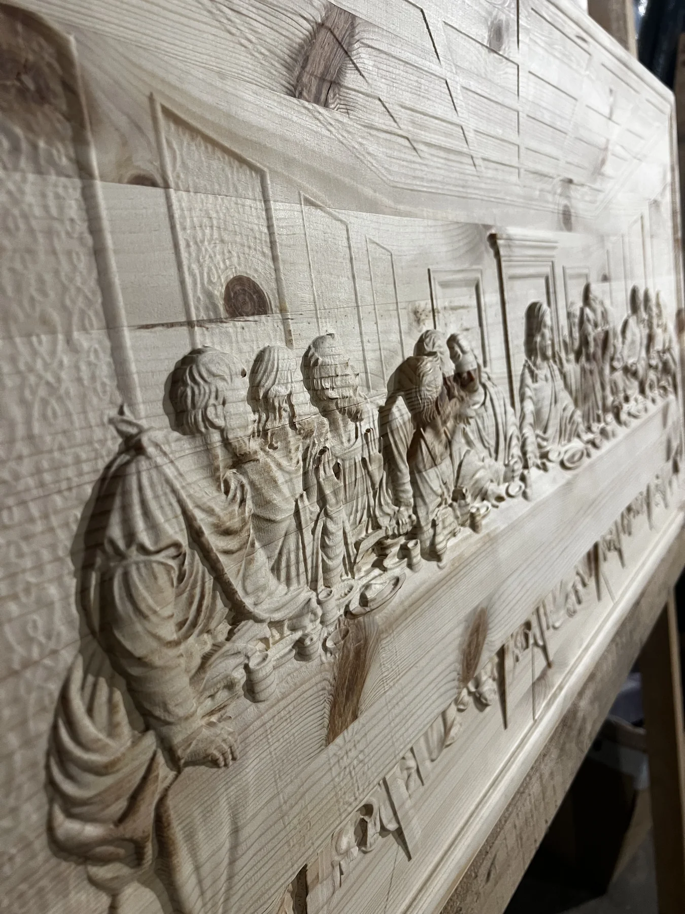 GoodSaw 3D CNC wood carving detail