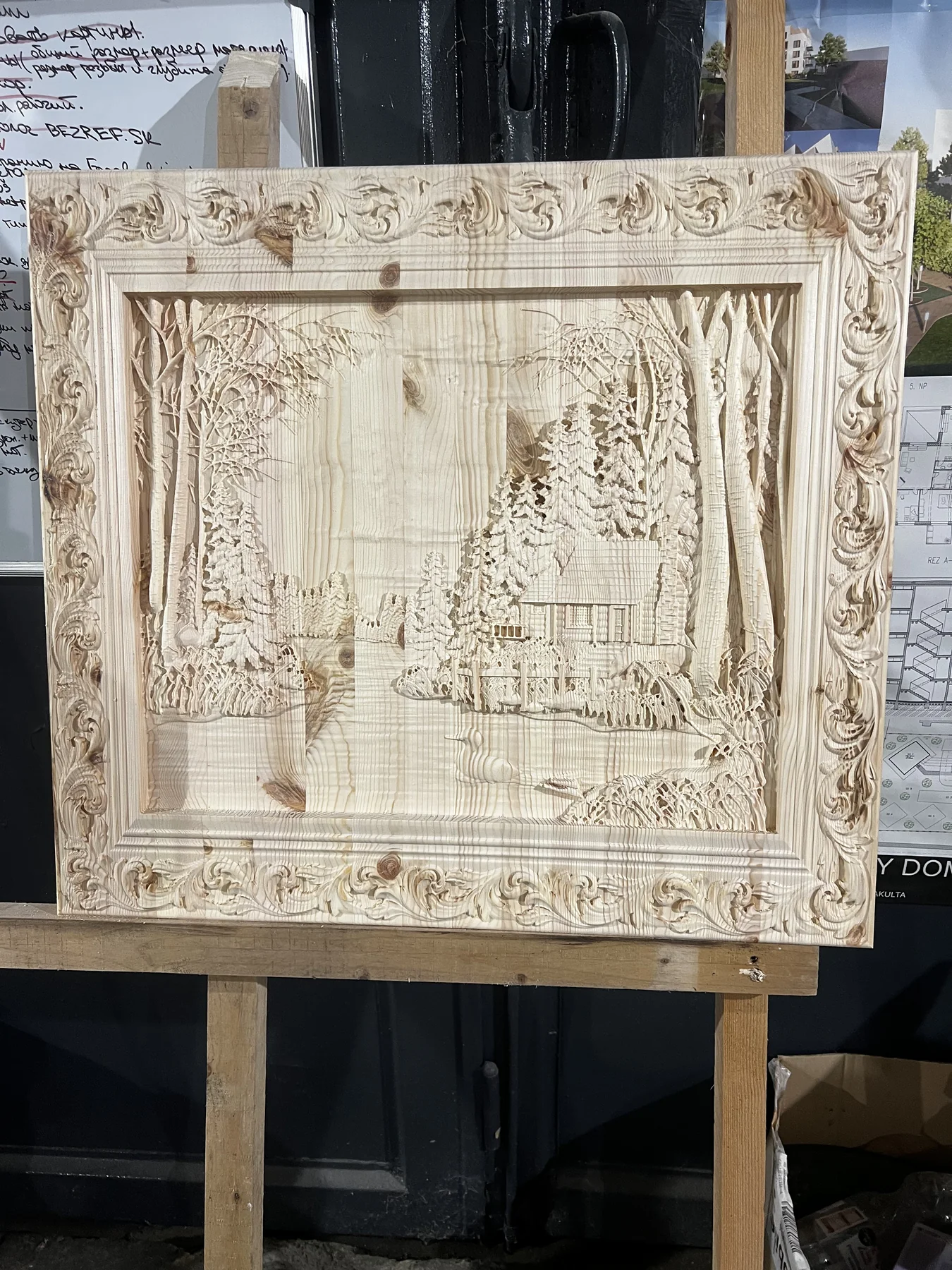 GoodSaw 3D CNC wood carving detail
