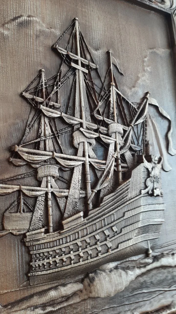 GoodSaw 3D CNC wood carving detail