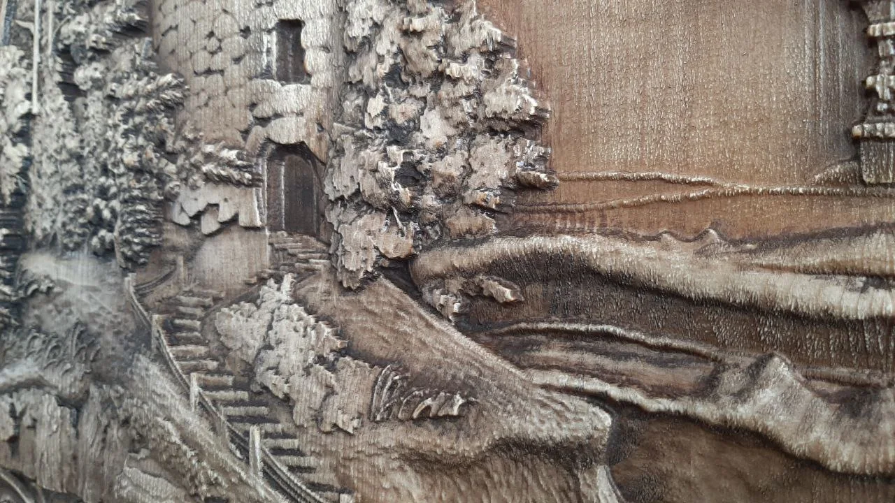 GoodSaw 3D CNC wood carving detail