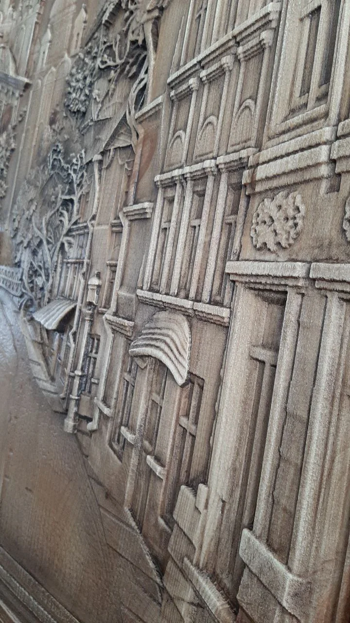 GoodSaw 3D CNC wood carving detail