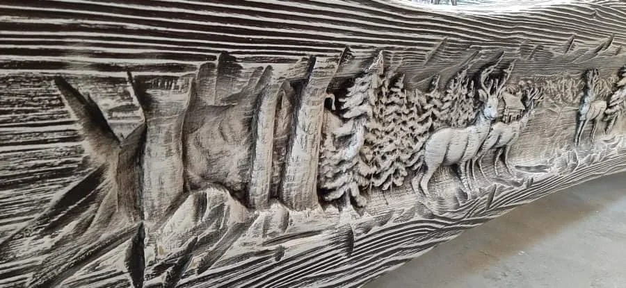 GoodSaw 3D CNC wood carving detail
