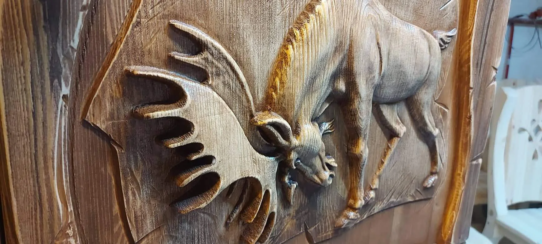 GoodSaw 3D CNC wood carving detail